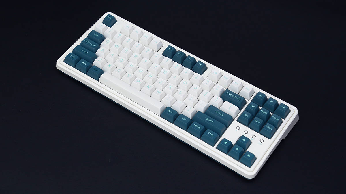 腹灵cmk87三模热插拔机械键盘评测87颜值党的不二选择