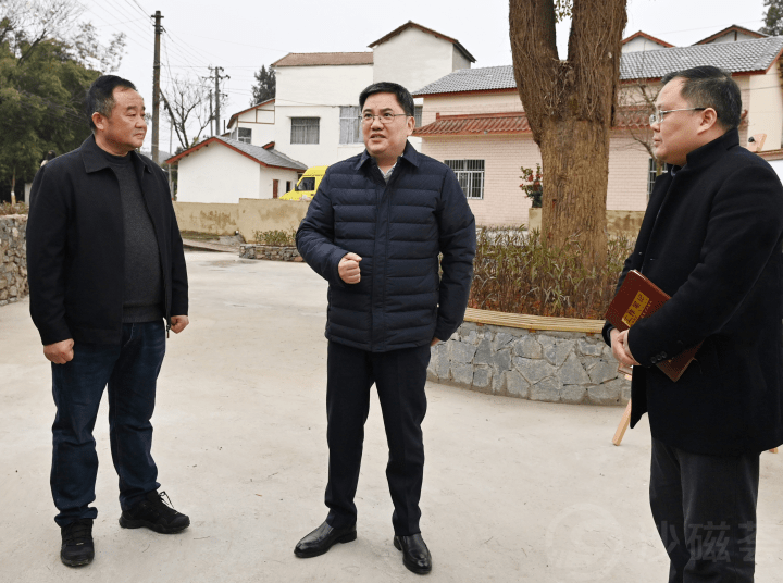 2月10日上午,区委书记唐小平前往歌乐山街道,中梁镇调研乡村振兴工作.