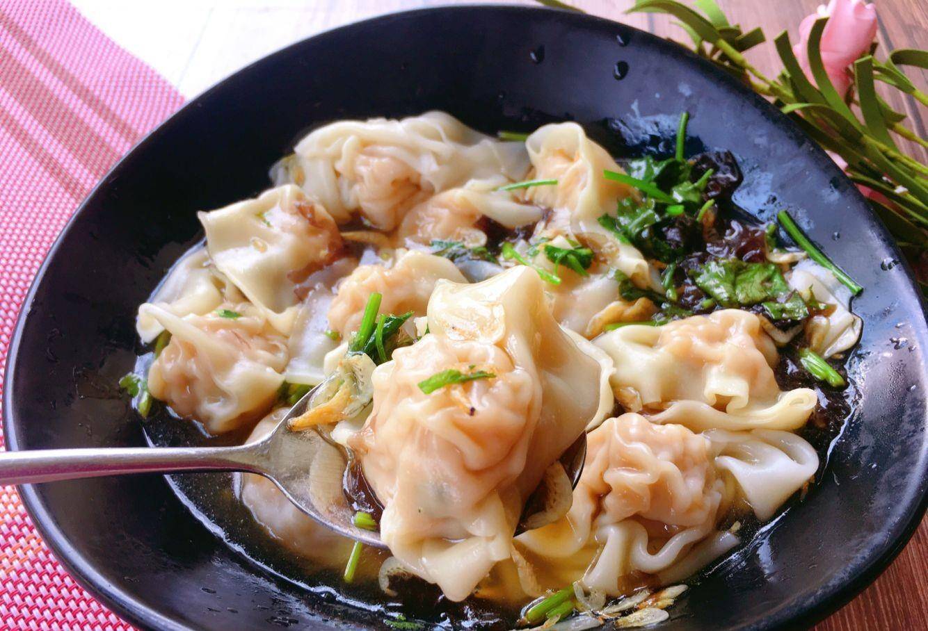 虾皮|超快手元气早餐，广东的特色，连汤底都不放过的开胃鲜虾云吞