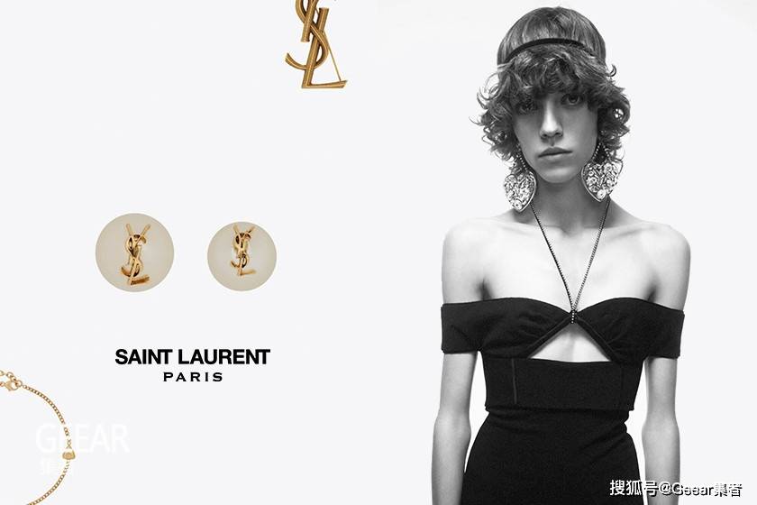 耳环利落率性设计感：Saint Laurent 2022春夏珠宝系列！