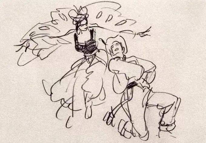 名家作品分享 | 陈玉先笔下的舞蹈速写作品,灵动飘逸,至柔至美