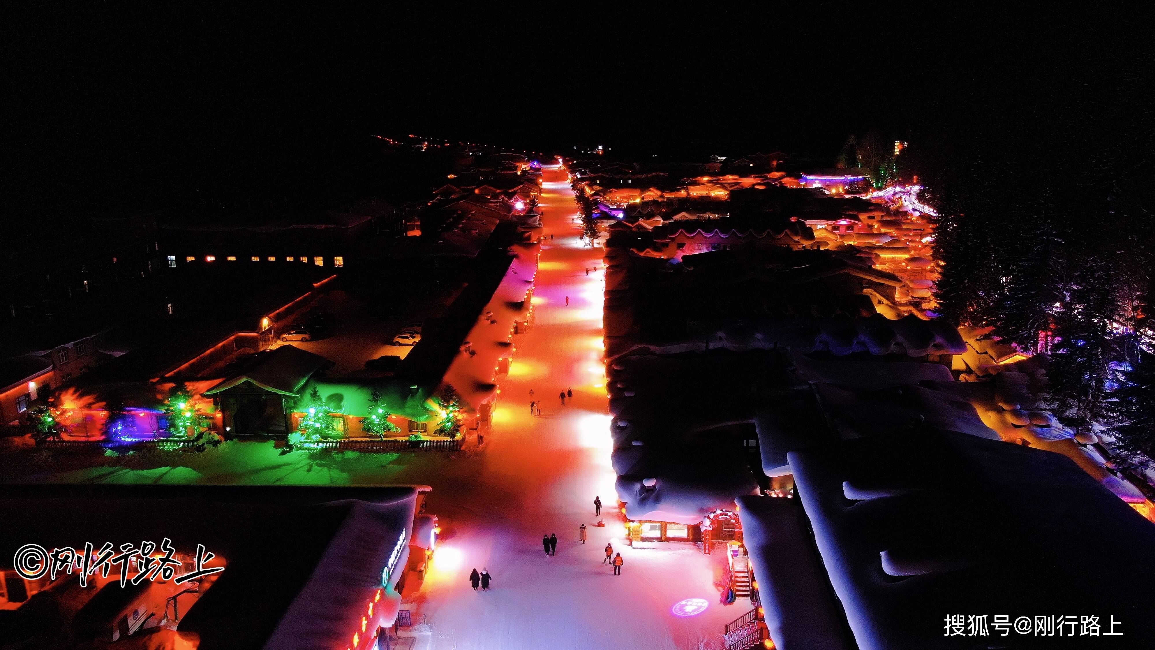 灯笼|雪乡的夜景，童话世界里夜晚的样子