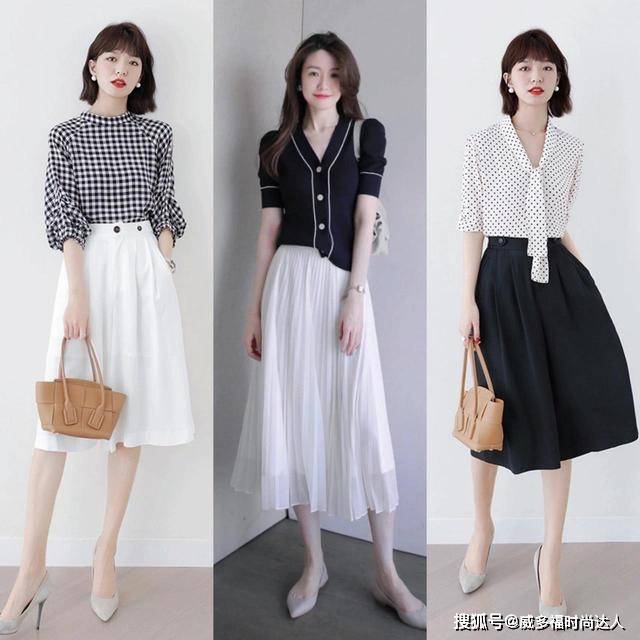 黑色 春天配色灵感：黑色+白色，优雅高级，气质简约又温柔
