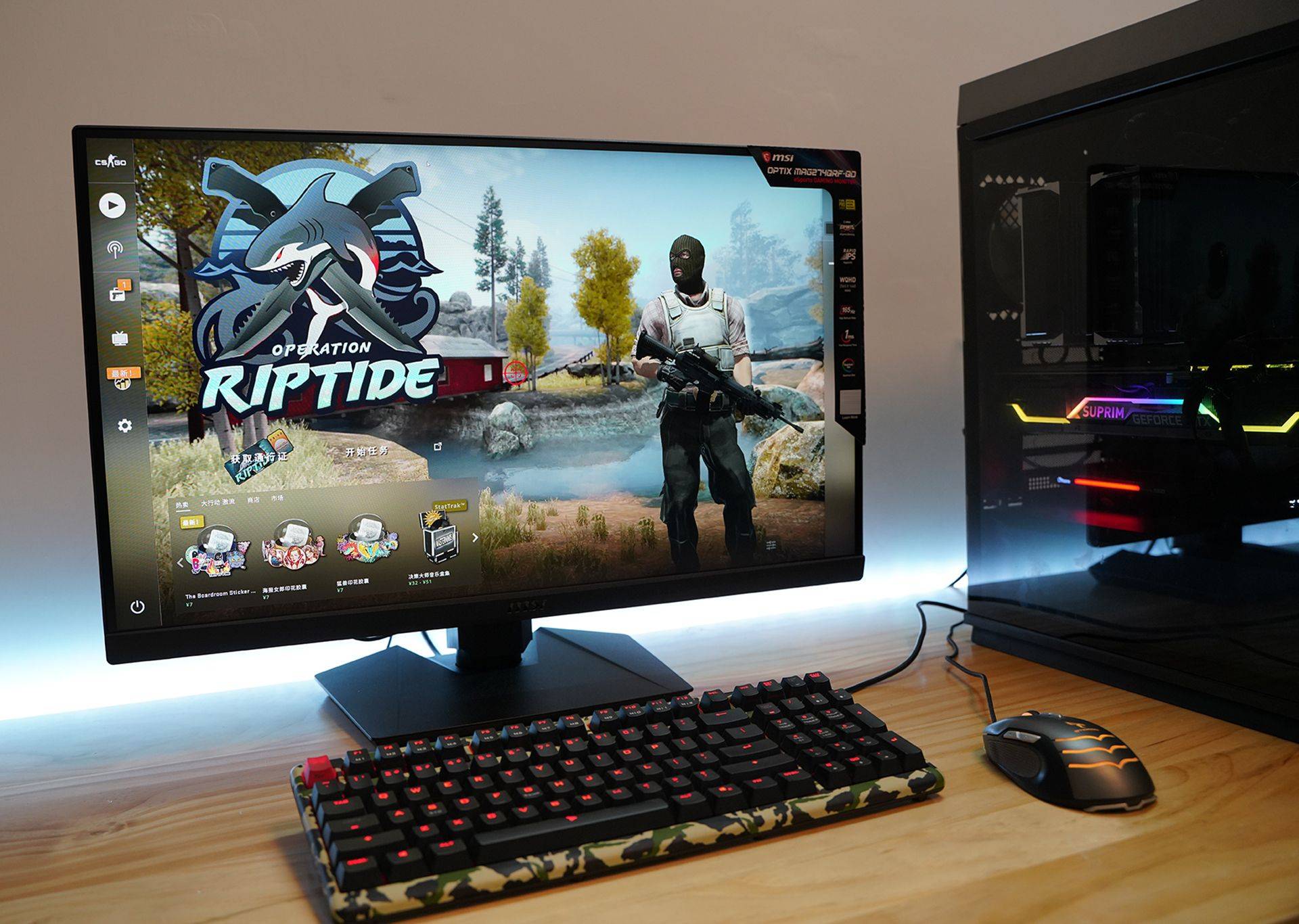 妥妥的游戏外挂 微星MAG274QRF-QD电竞显示器开箱体验