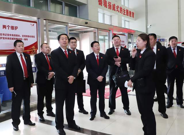 神木市法院赴伊金霍洛旗人民法院东胜区人民法院考察学习