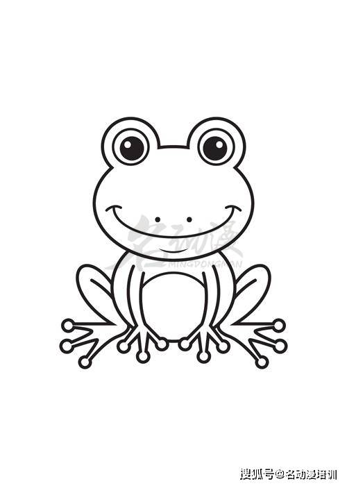 怎么绘画动物青蛙