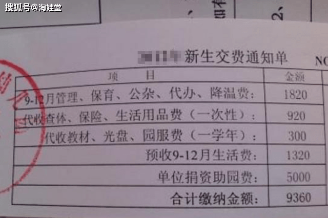 家长|幼儿园学费有多高？宝妈们纷纷晒出收据单，网友直呼：养不起