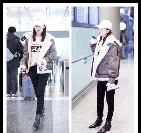 服装 李沁越看越美，穿的裤子是普通的紧身款式，却能显得霸气还高级