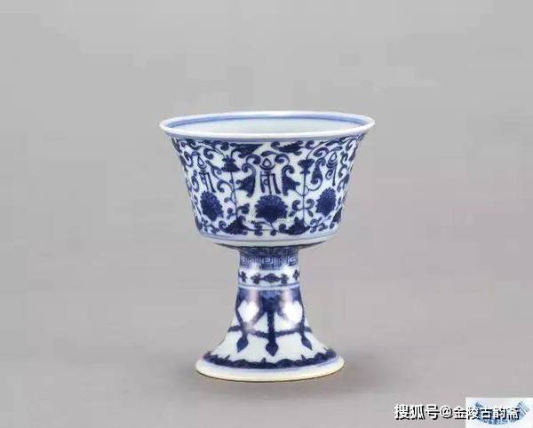 中国骨董　青磁　龍泉窯　高足杯 龍泉窯青釉高足杯-宇珍國際藝術| Yu Jen Taipei慕古惜今-中國暨