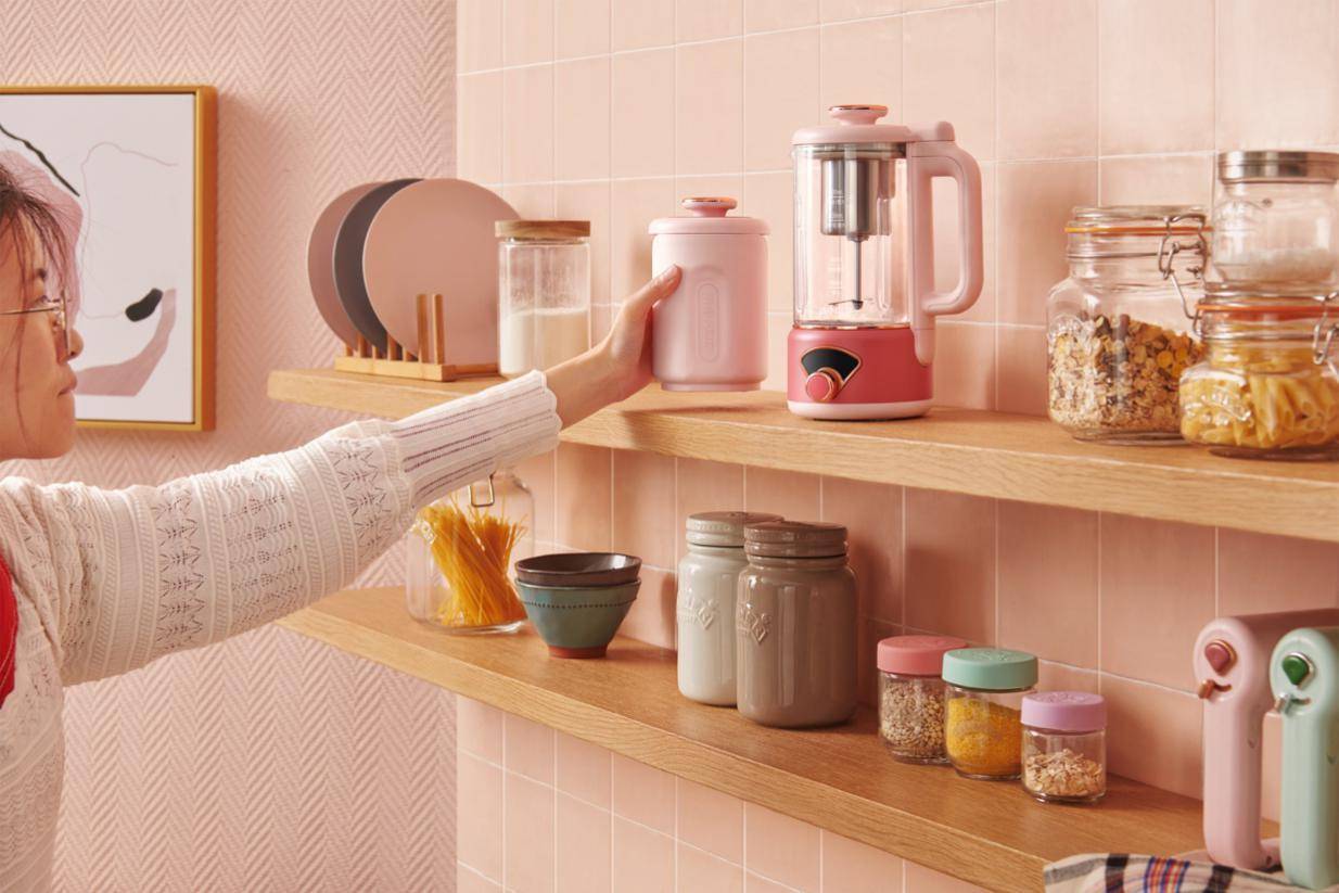 功能|拖延症患者福音,浩诗养生破壁机一壶双盖带你解锁花样早餐