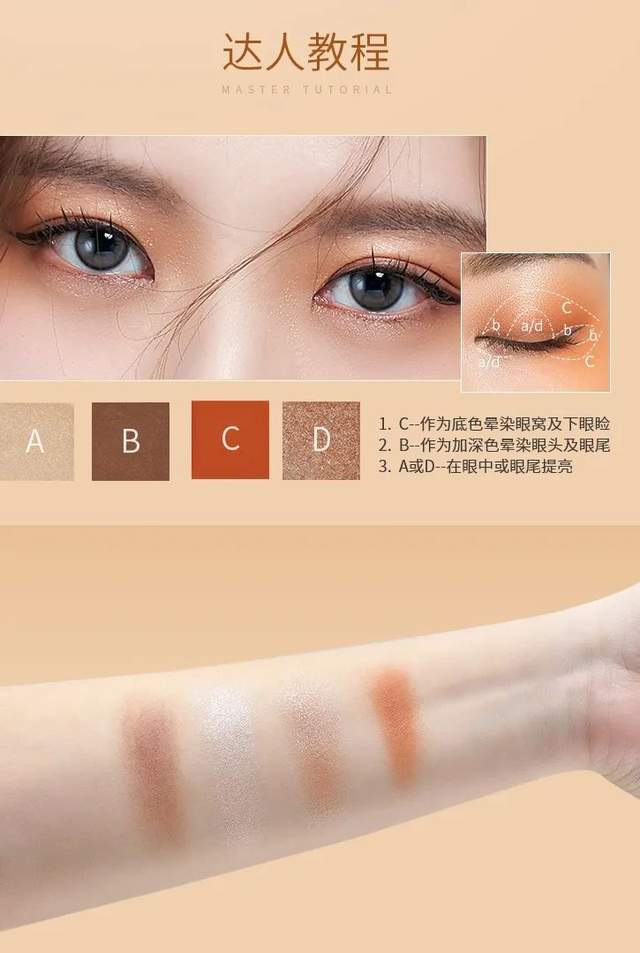 森林人手一盘宝藏眼影，0基础也能画出神仙眼妆，完全不输大牌