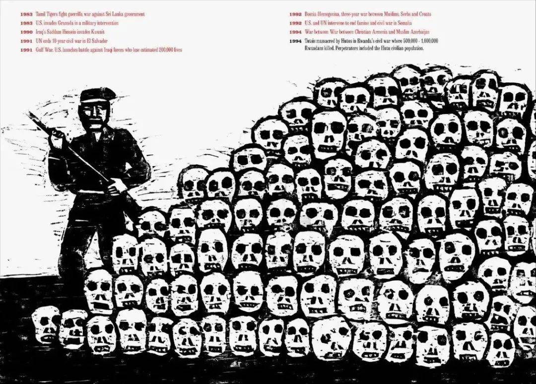 反对战争海报手绘图片