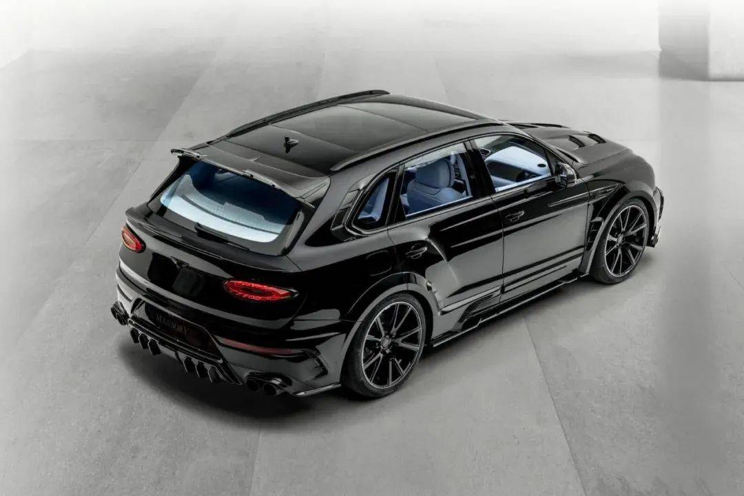 mansory式奢华900匹黑武士宾利添越改装