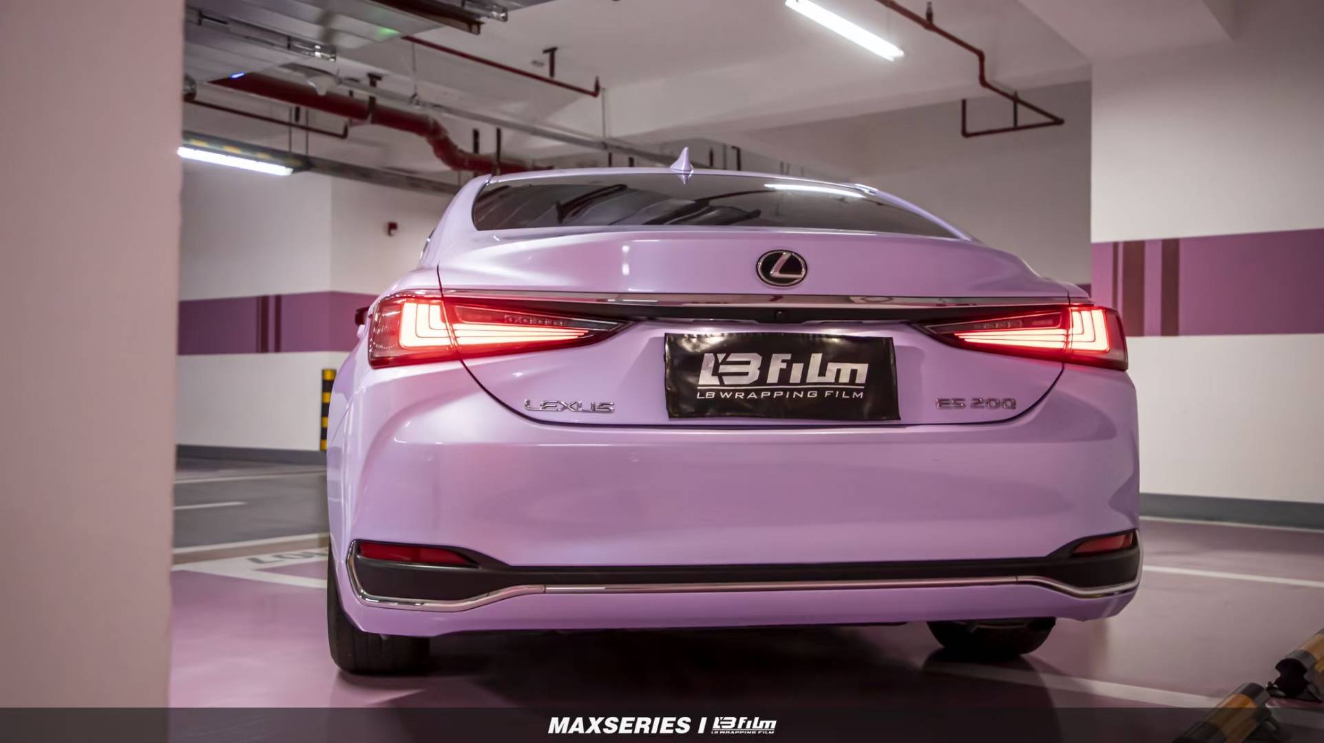 雷克萨斯es200lbfilm改色膜液态金属星戴紫