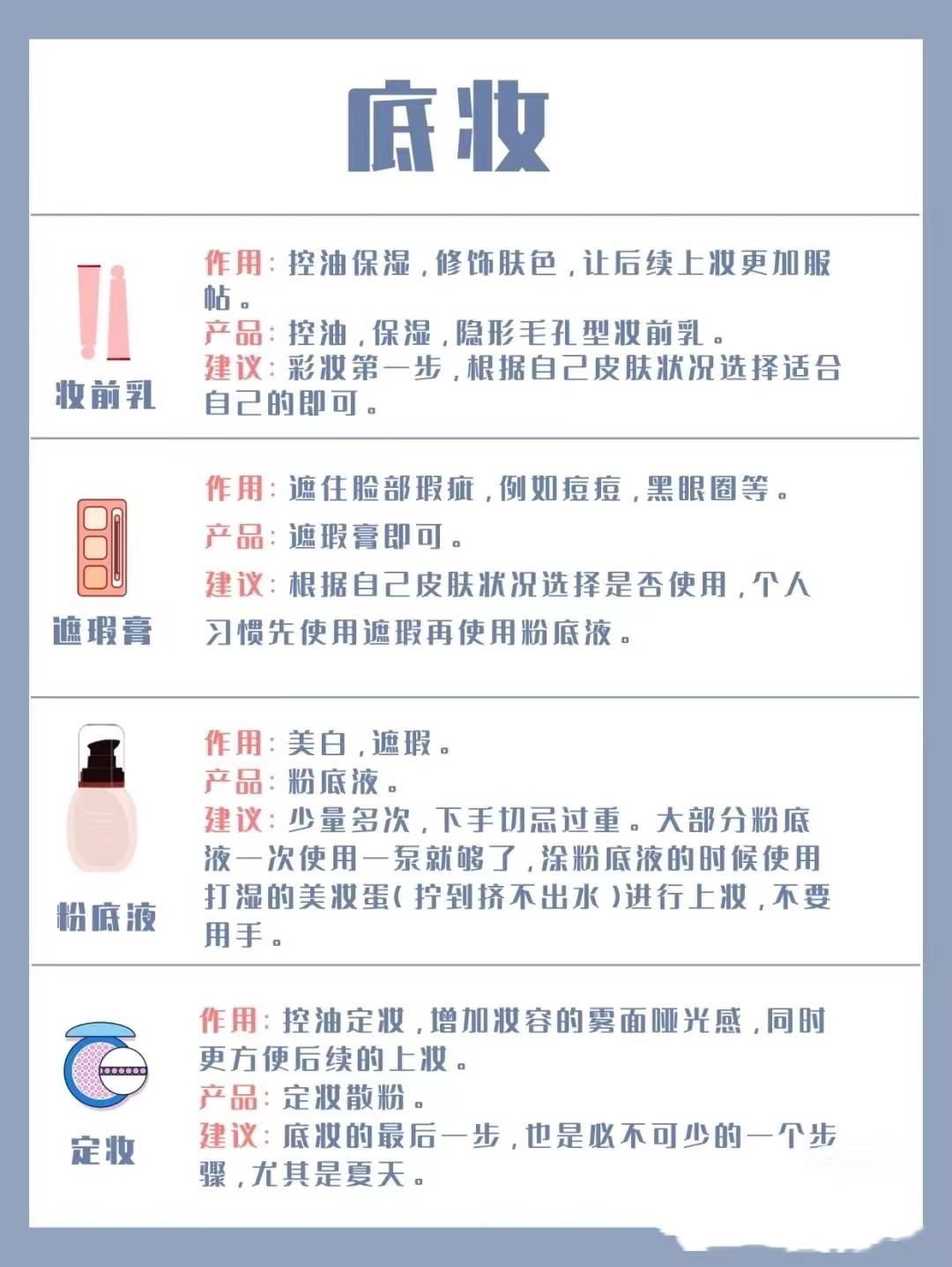 步骤化妆顺序都不对，难怪妆容“显脏”，正确的化妆步骤，你做对了吗