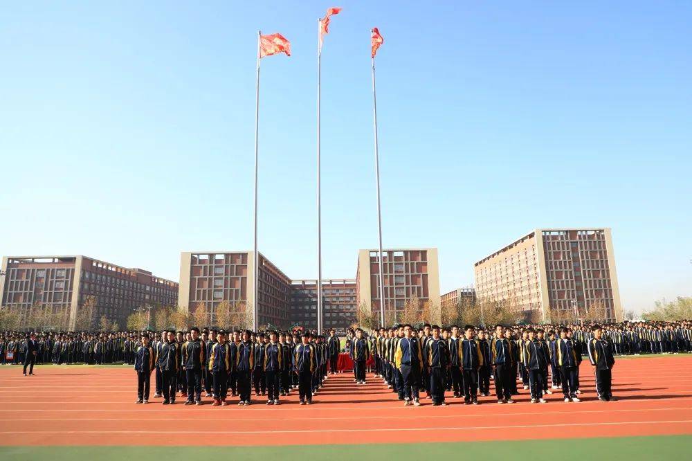 课间跑操健体魄青春步伐展风采安平志臻课间操贯穿了整个青春