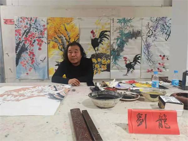 云南书画名家在西双版纳与释觉一交流创研创作