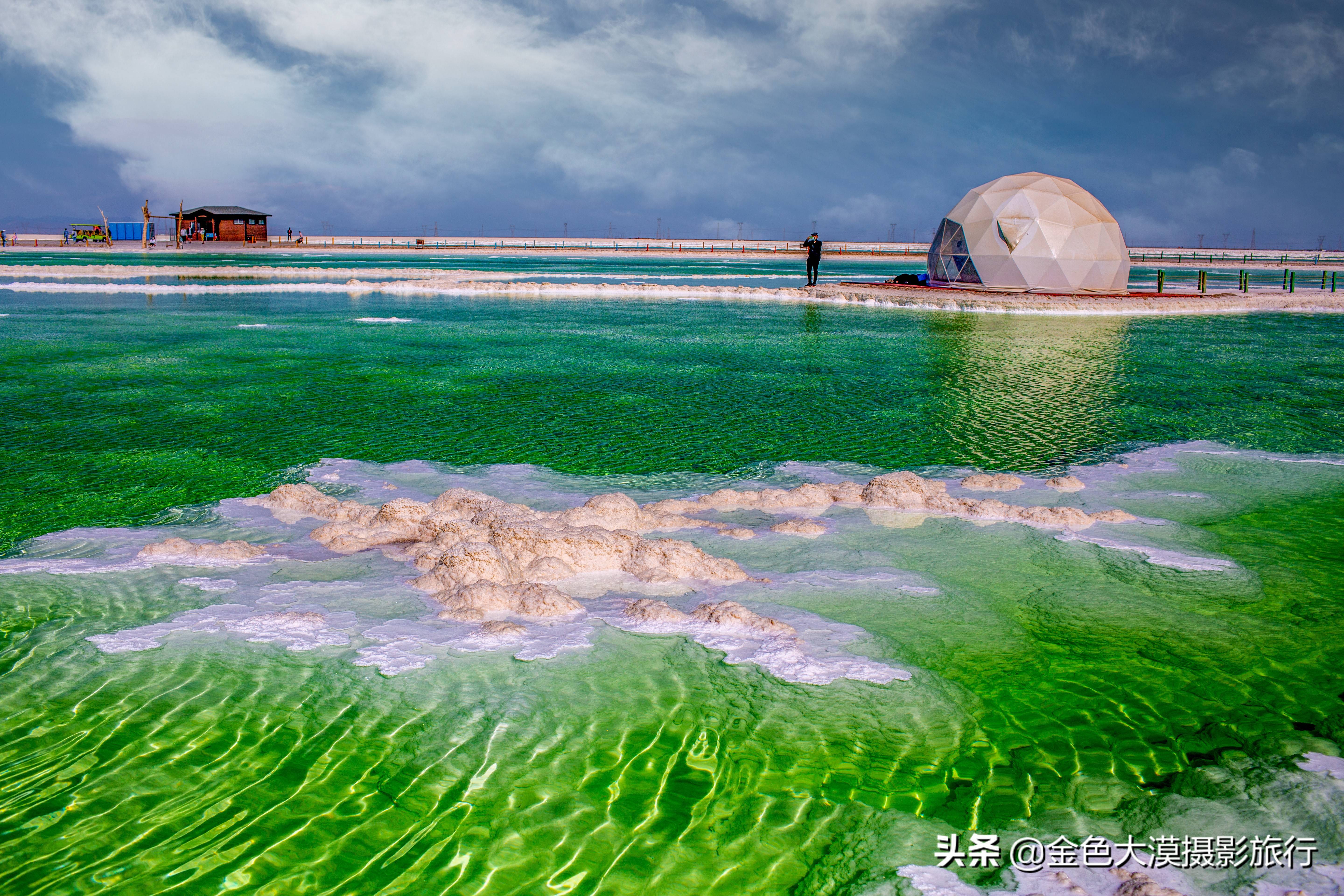 青海無人機航拍攝影9日水上雅丹茫崖翡翠湖艾肯泉俄博梁