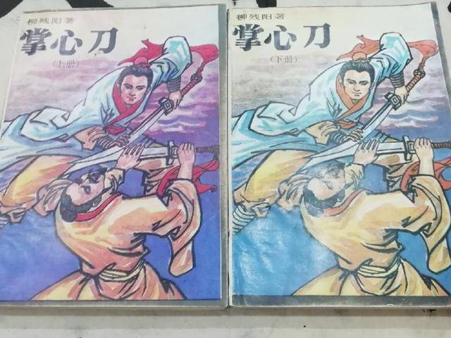 这本《掌心刀》似乎不是柳残阳的真品,不过那时候我们同样看得很开心.