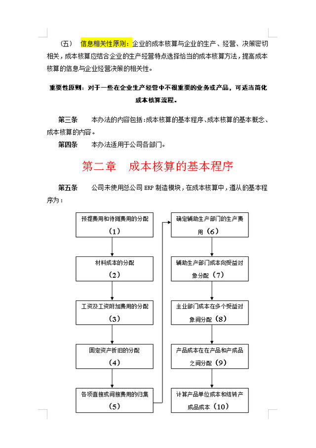 分配工資費用4,固定資產折舊分配5,彙總各項成本,費用三,成本核算的