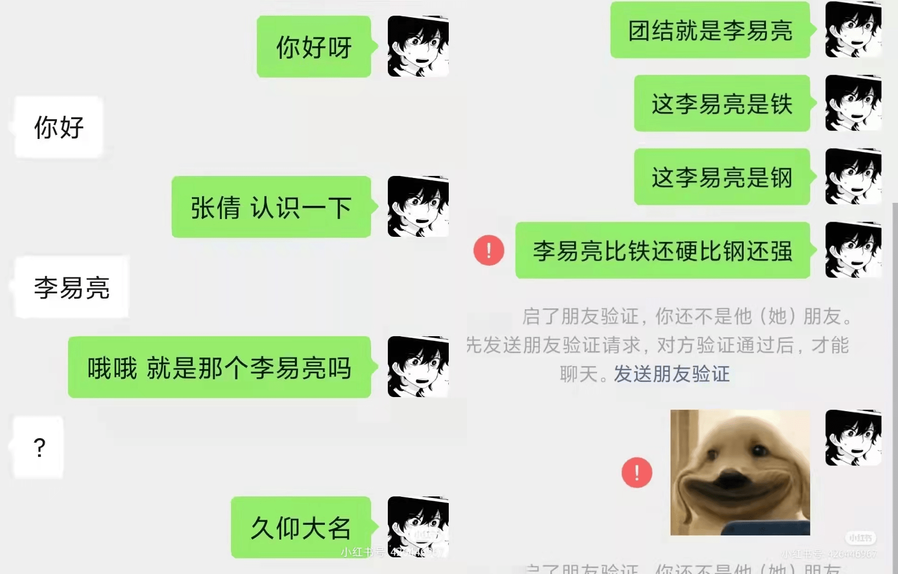 搞笑女的口頭禪,圖自抖音 @精分老來俏他們的笑聲驚天動地,他們的