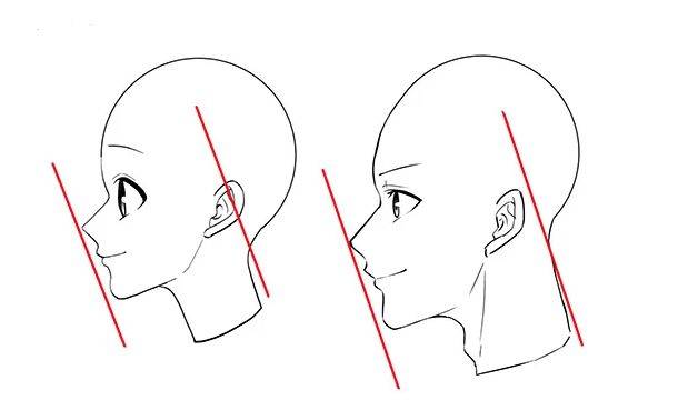 教你畫側臉的步驟和技巧!_畫法_眼睛_鼻子