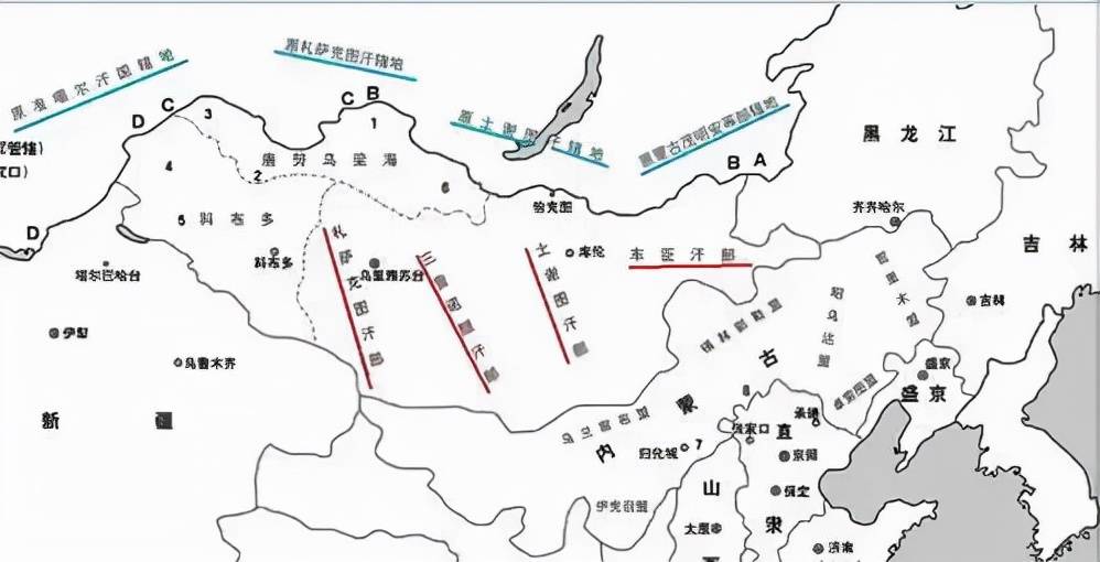 如位于热河,绥远,察哈尔的蒙古诸旗