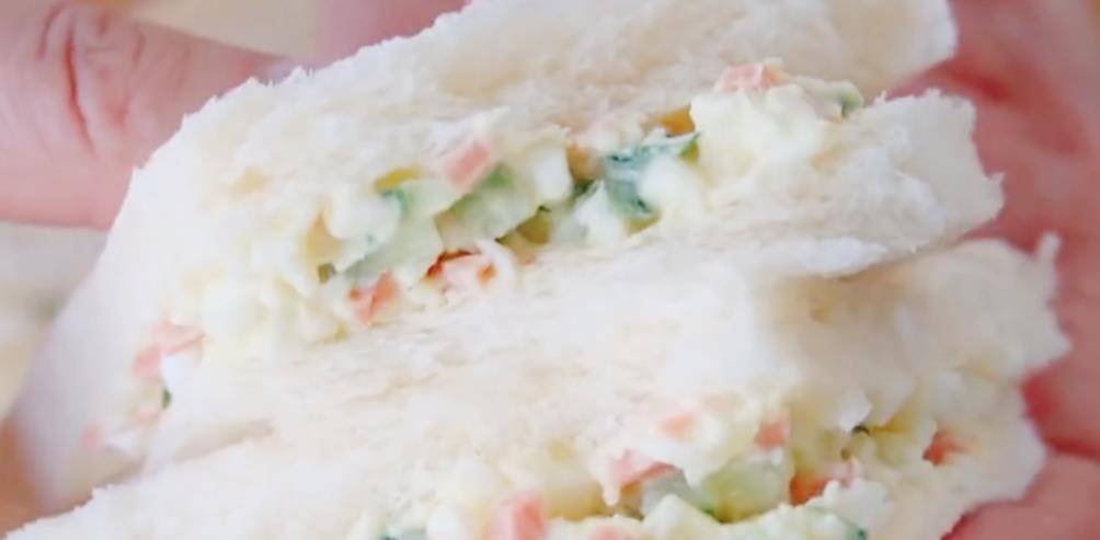 做法|孩子早餐不用愁,懒人三明治,3分钟搞定,儿子吃了天天嚷着吃