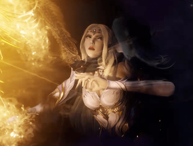 斗罗大陆千仞雪被打趴在地面露委屈黑化雪儿肘击千仞雪咽喉