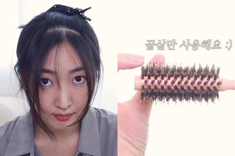方法杨超越这人能处，有变美技巧她真分享，头发蓬松、刘海定型全搞定