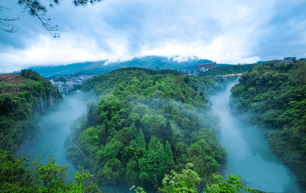 二门|湘西私藏的赏花圣地，就沐浴在这山水之间的秘境