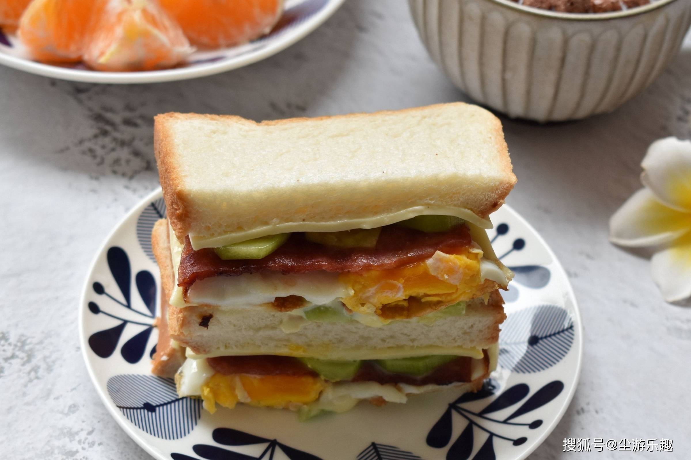 面包|家人最爱这早餐,简单方便,营养全面,做这早餐还可以多睡10分钟