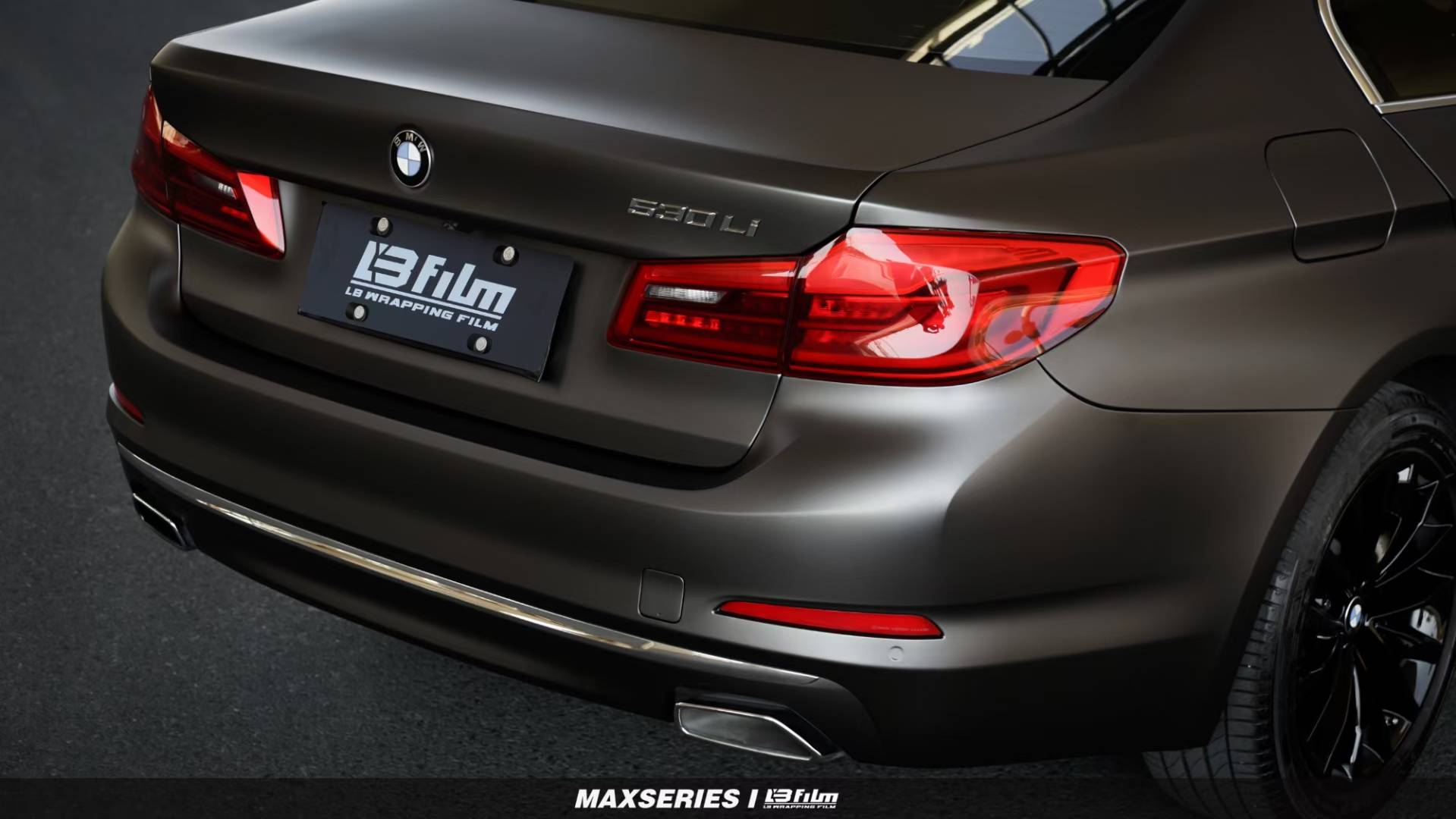 lbfilm改色膜宝马530li消光陨石灰