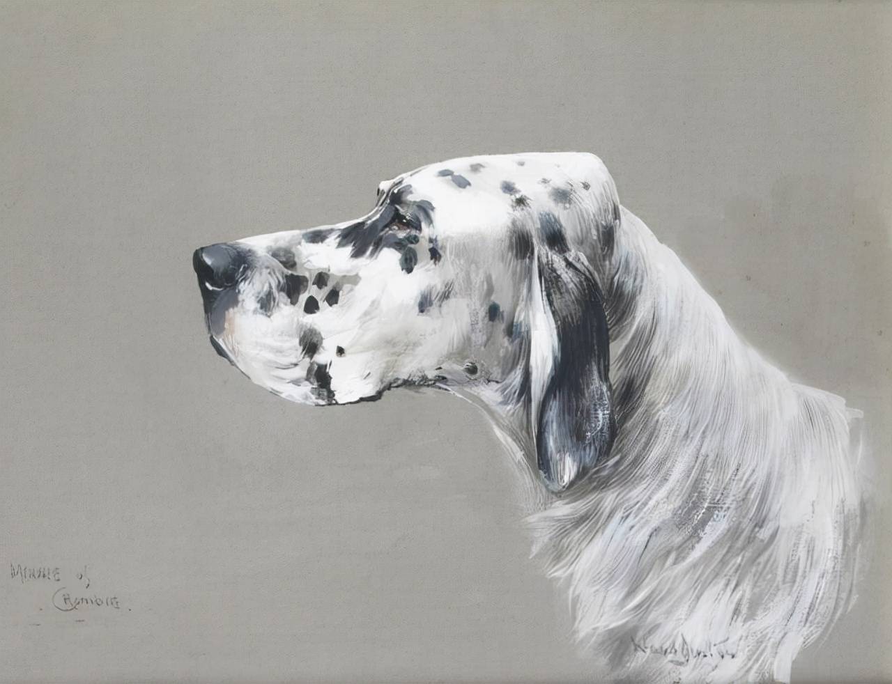 艺术家笔下的写实油画宠物狗100幅