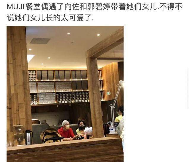 郭碧婷|向佐郭碧婷带女儿外出用餐，cora在餐桌上玩，肉嘟嘟像洋娃娃