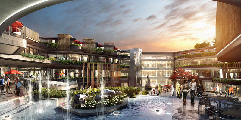 苏州金地广场双首层设计打造新苏派生活欢聚场