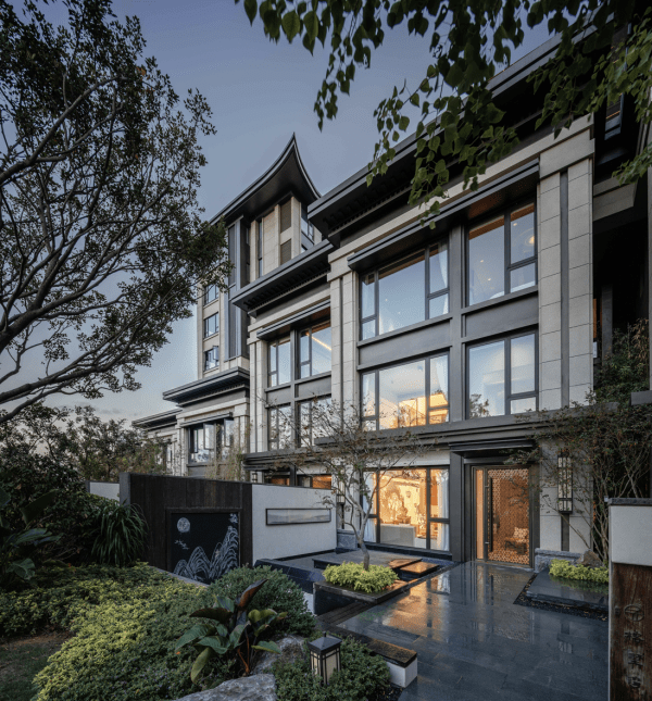 建发榕墅湾售楼处---金山278万的联排别墅_闽江_房产_公园