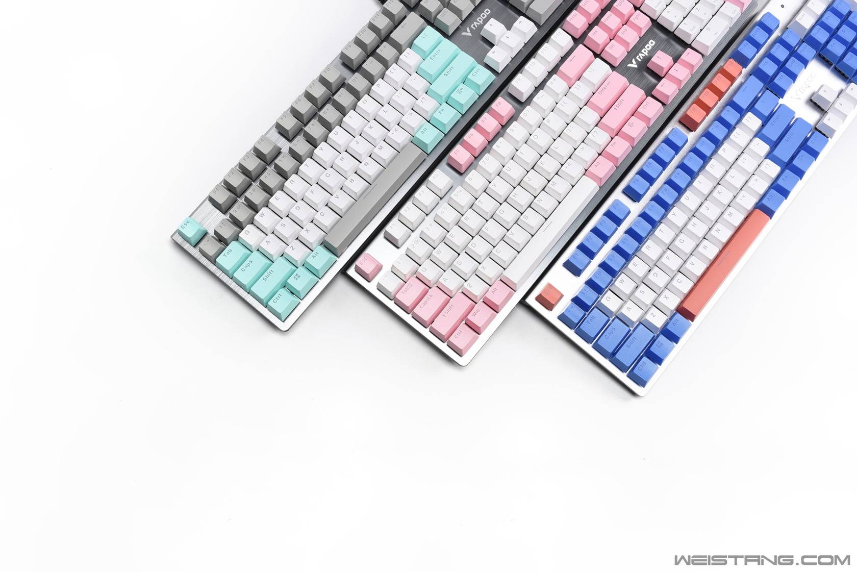 雷柏v530三色键帽版机械键盘赏析