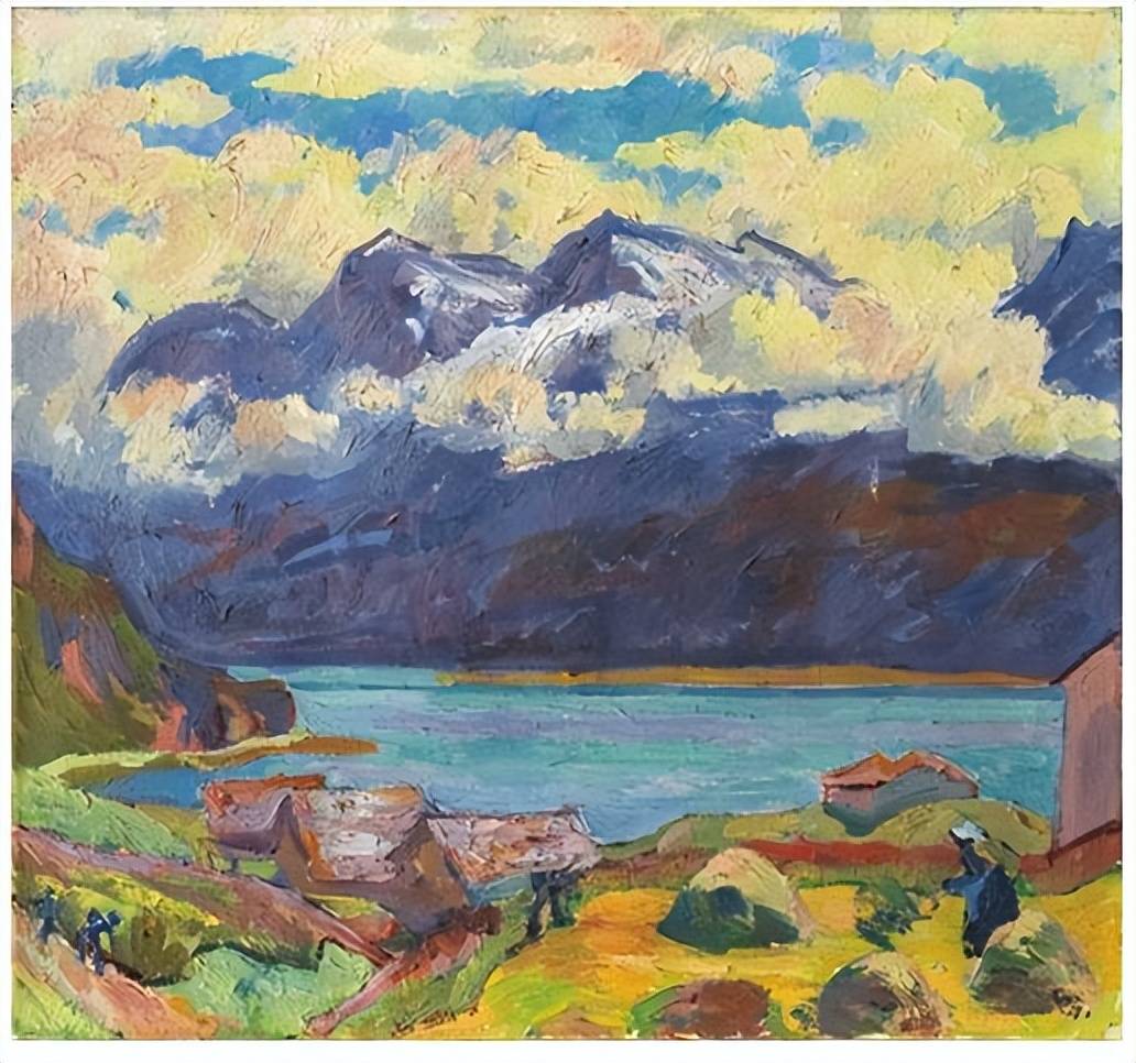 从分裂主义到印象主义的瑞士画家贾科梅蒂油画作品