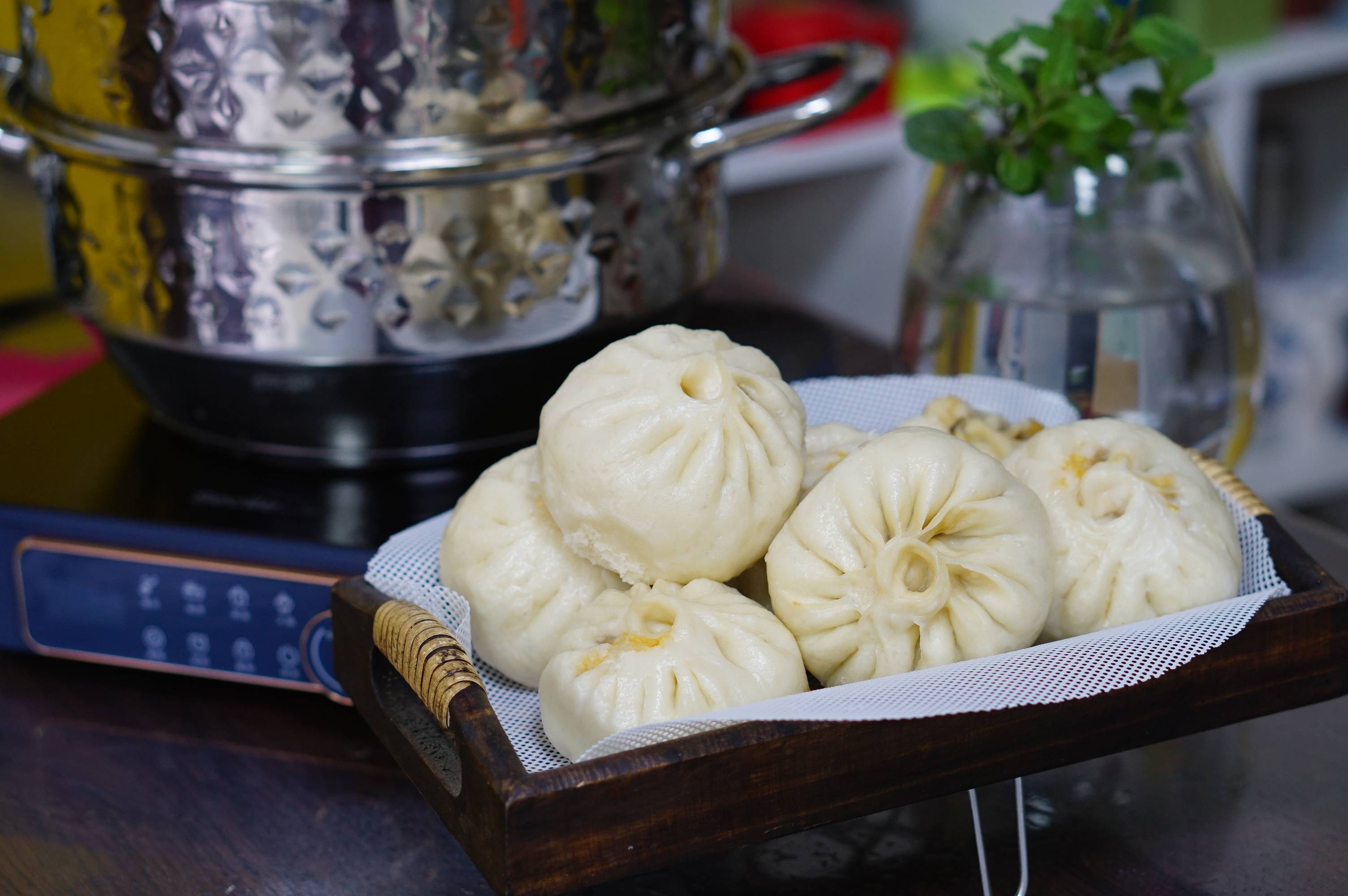 原创周末蒸一锅萝卜干大包子一周早餐都不发愁了