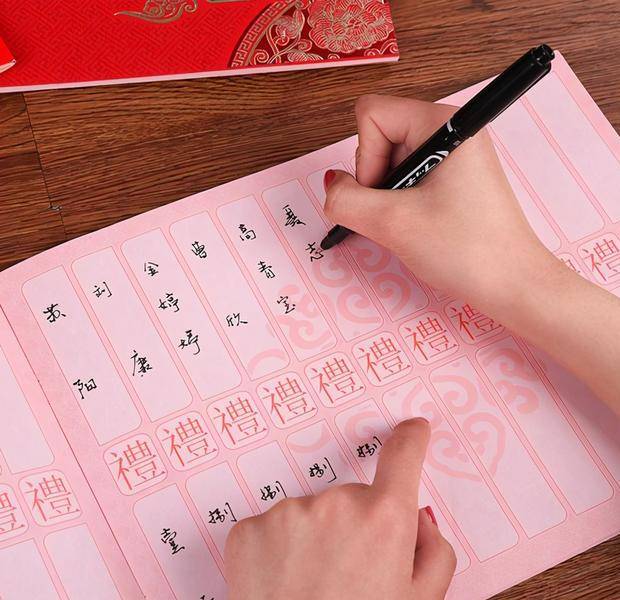 具体呈现,我们随礼,收礼,一本礼账簿往往就代表了这一家人的人际关系!