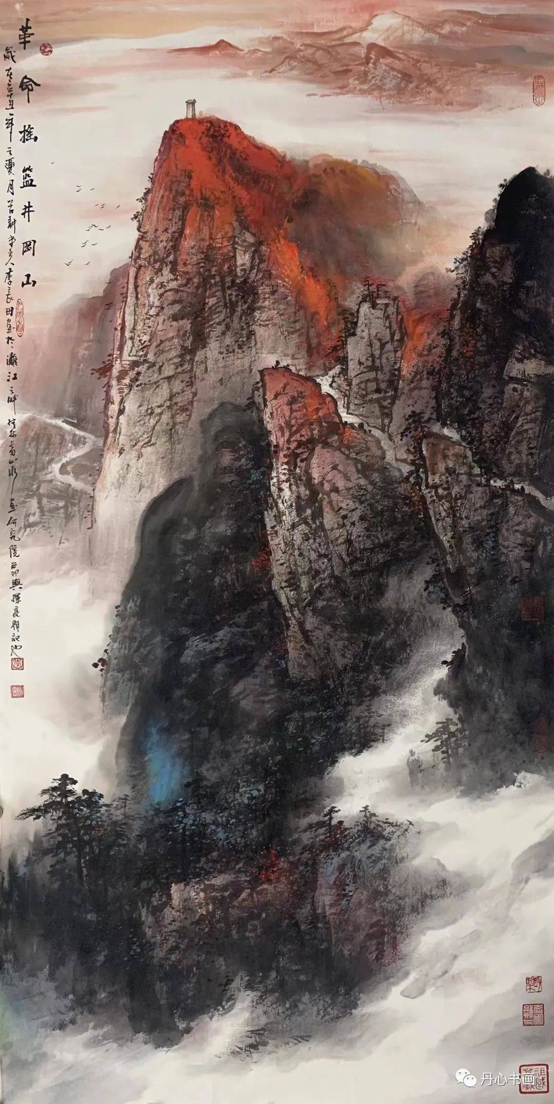 浑厚苍润,墨彩交融|山水画家李长田_作品_色彩_写意