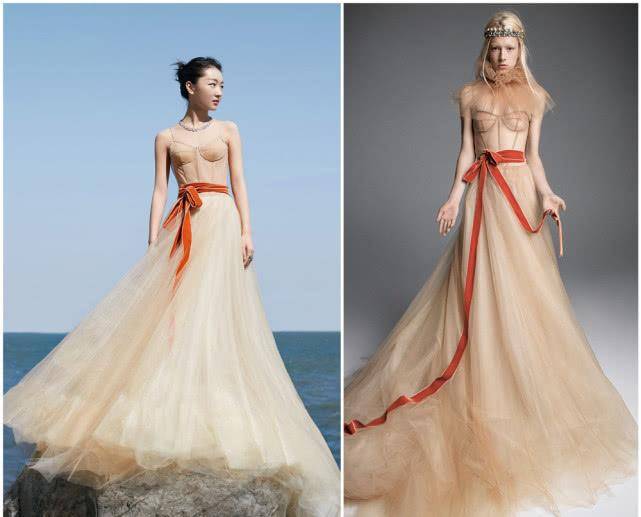 周冬雨 穿了N套dior，大使张雪迎终于穿了套华丽高定！却被周冬雨抢了镜