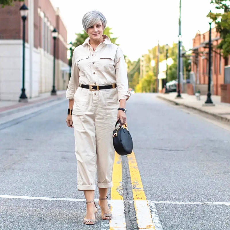 黑色 60岁才是女人的起点 看美国老奶奶的时髦搭配 减龄又自然
