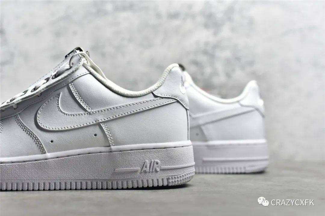 耐克 nike air force 1 low shroud 空军一号拉链鞋舌经典低帮运动鞋