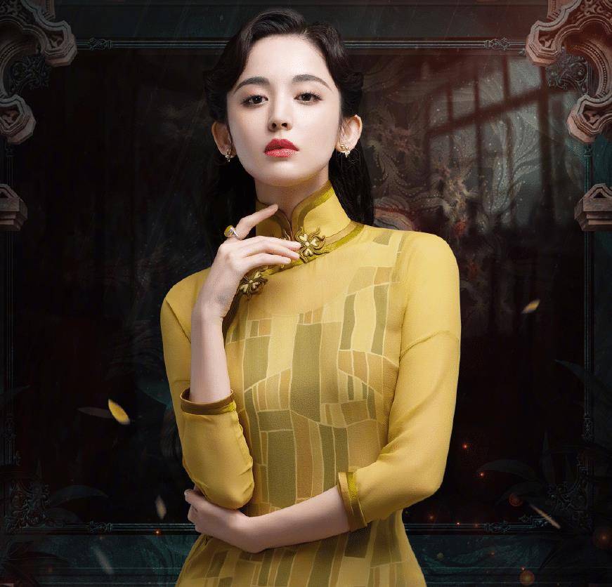 因为 古力娜扎新剧穿旗袍显老气，景甜却像人间富贵花，气质输在发型上