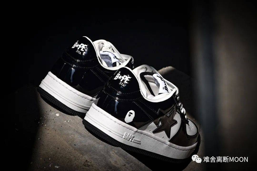 罗永浩的af1和bapesta都是复刻咋就被骂漆皮的五角星猿人空军实拍对比