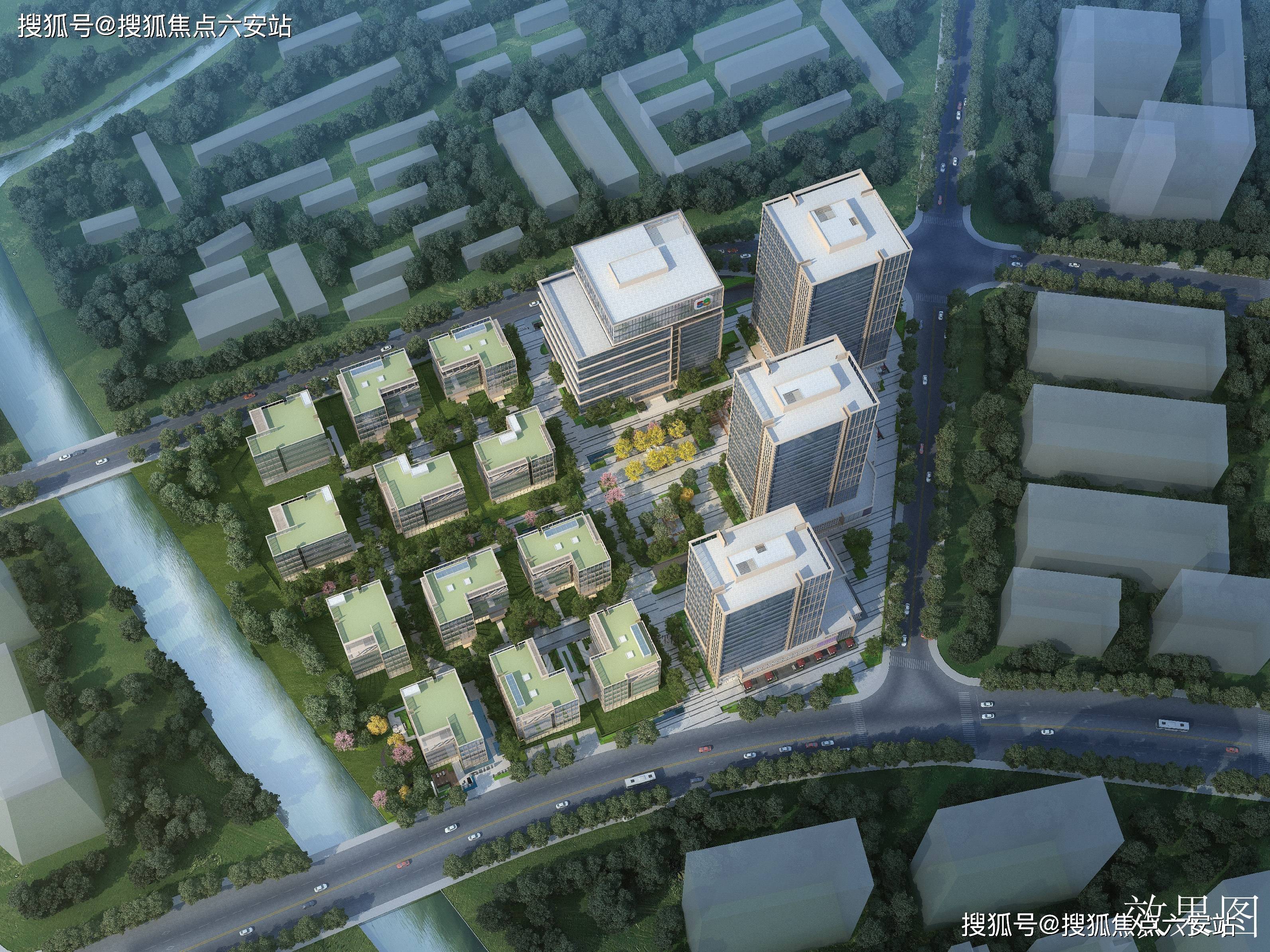 金地威新科技园,位于杭州大运河新城核心,拱墅智慧网谷内,由4栋品质