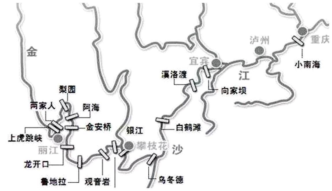 白鹤滩水电站地理位置图片