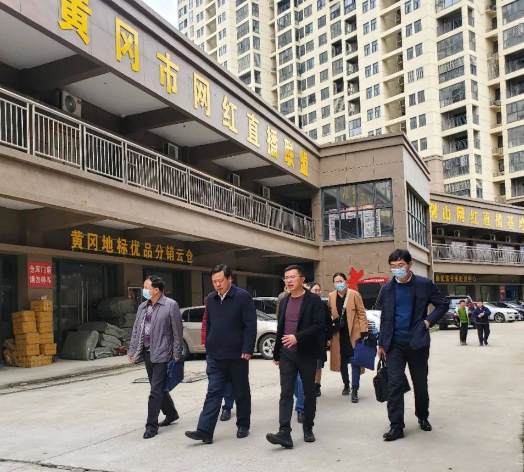 黄冈市副市长马艳舟调研农夫电商公司